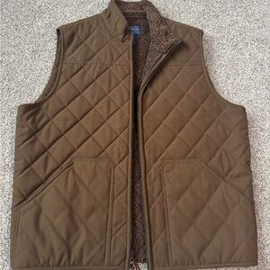 Pendleton Brown Quilted Vest